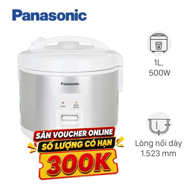 Nồi cơm nắp gài Panasonic 1 lít SR-MVN10LRAX