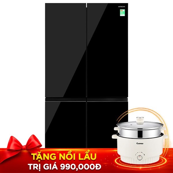 Hitachi Inverter 569 lít R-WB640PGV1 GCK