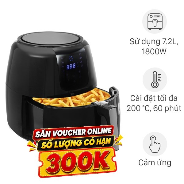 Nồi chiên không dầu Lock