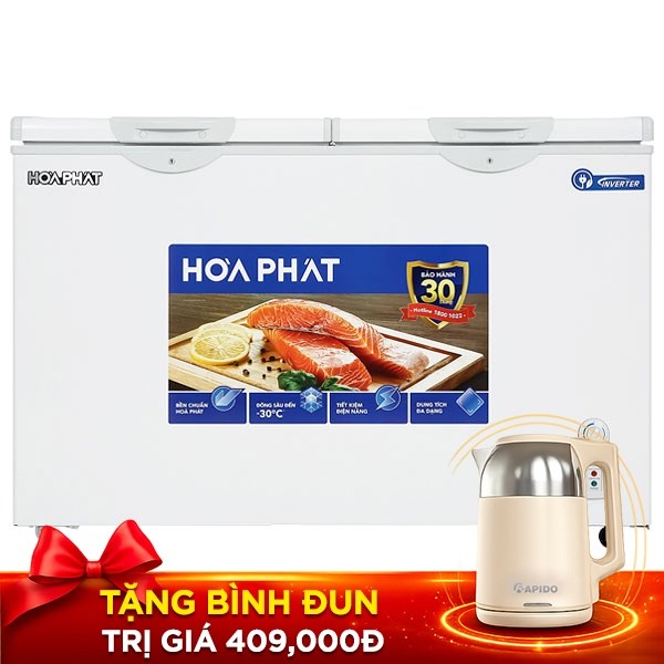 Tủ đông Hoà Phát Inverter 352 lít HPF AD8352