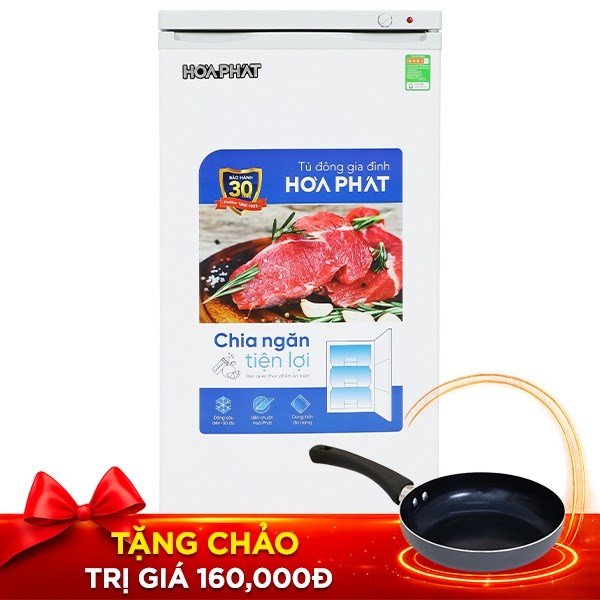 Tủ đông mini Hoà Phát  147 lít HPF UAH6147
