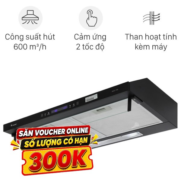 Máy hút mùi âm tủ Pramie CH22-700