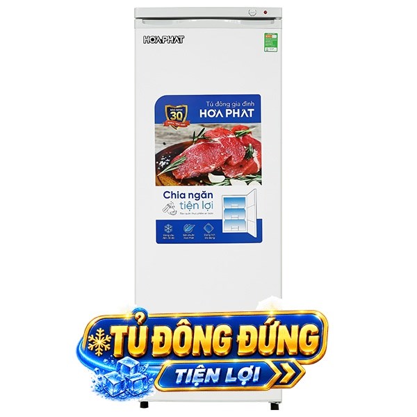 Tủ đông đứng Hòa Phát 208 Lít HPF UAH6208