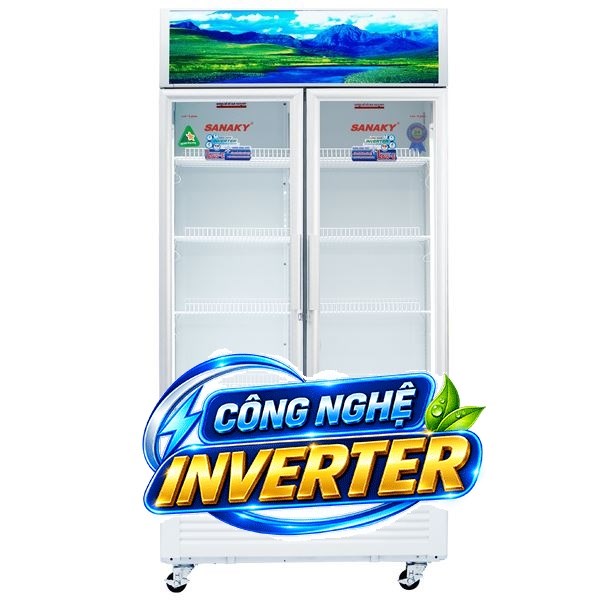 Tủ mát 2 cánh Sanaky Inverter 900 lít VH-1009HP3
