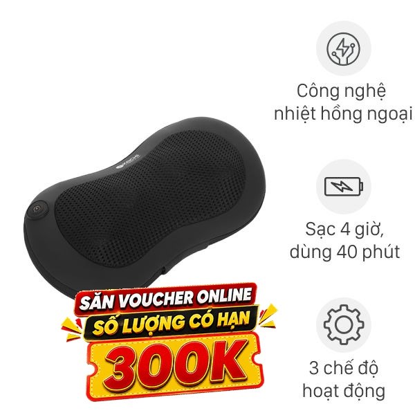 Gối massage đa năng Kachi MK343