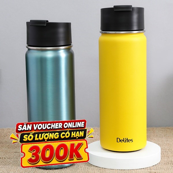 Bình giữ nhiệt nóng lạnh Inox 530 ml Delites Y1A