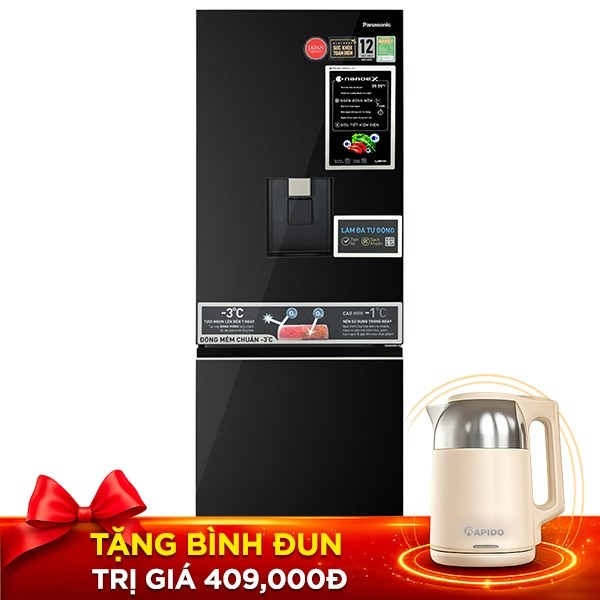 Panasonic Inverter 300 lít NR-BV331WGKV