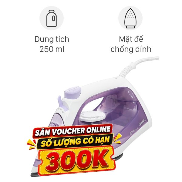 Bàn ủi hơi nước Philips DST1040/30 2000W