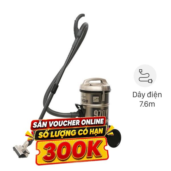 Máy hút bụi công nghiệp Hitachi CV-970Y 24CV TG
