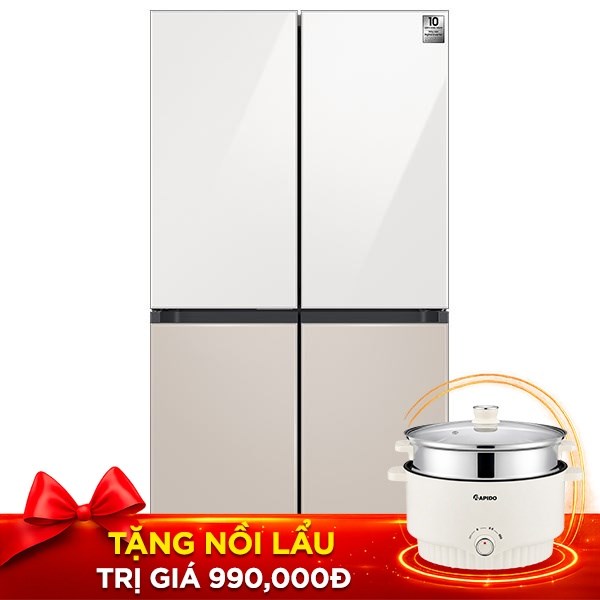 Samsung Inverter 648 lít Bespoke Door-in-Door RF59CB66F8S/SV