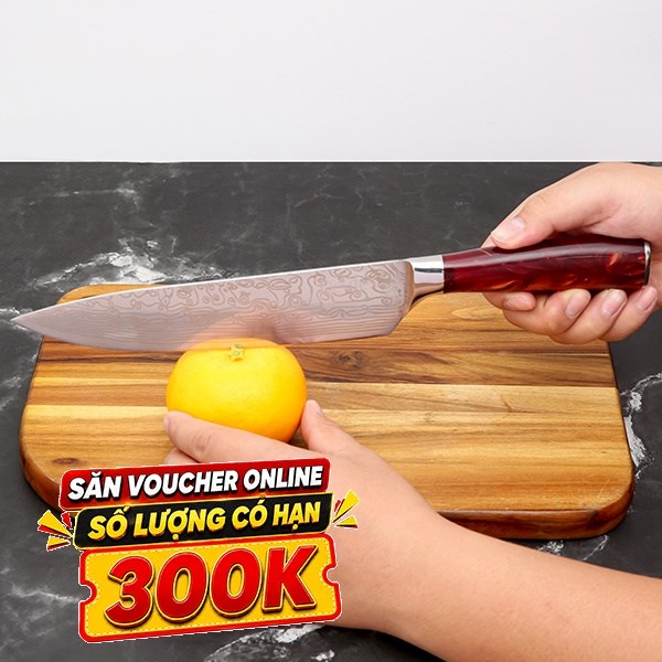 Dao thái inox Delites CW-KF81