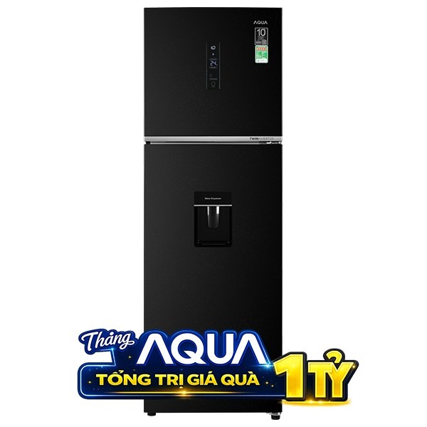 Tủ lạnh Aqua Inverter 347 lít AQR-T400FA(WFB)