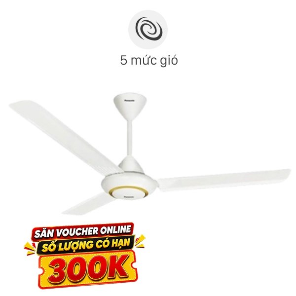 Quạt trần Panasonic 3 cánh F-60MZ2-MS 66W