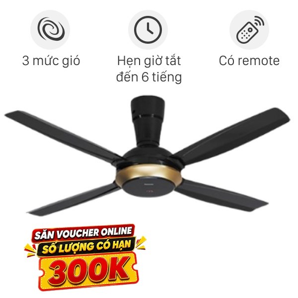 Quạt trần Panasonic 4 cánh F-56XPG 59W