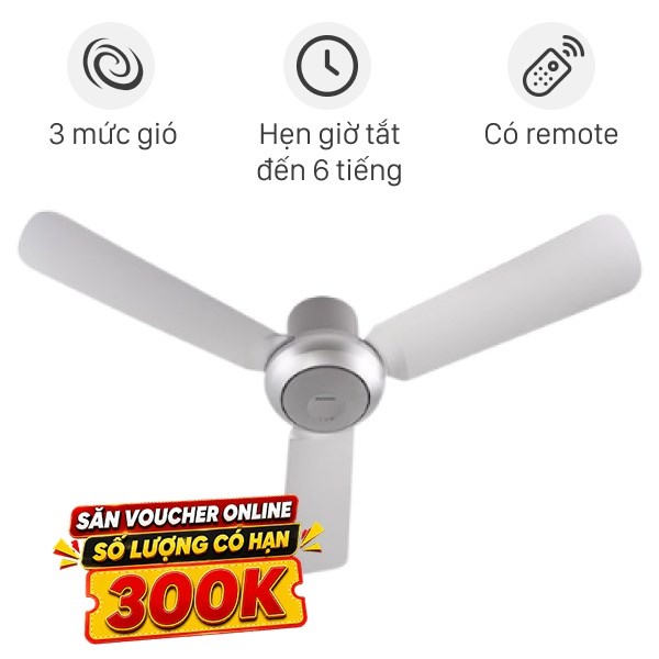 Quạt trần Panasonic 3 cánh F-48CZL 55W