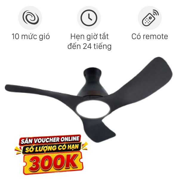 Quạt trần Panasonic 3 cánh F-48DGL 31W