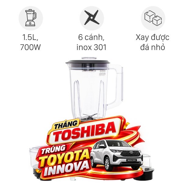 Máy xay đa năng Toshiba BL-70PS1PV