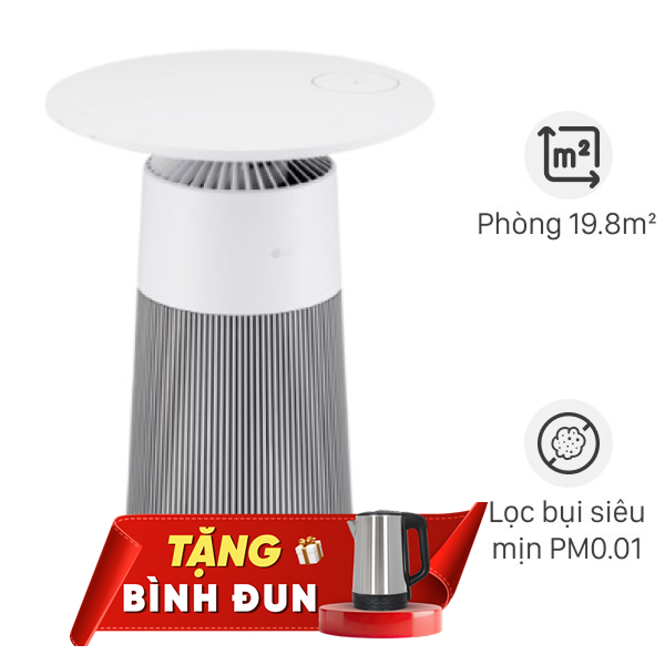 Máy lọc không khí LG PuriCare Aero Furniture AS20GPWU0 màu trắng 28W