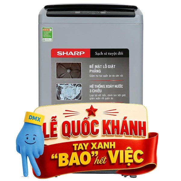 Sharp 7.5 Kg ES-Y75HV-S