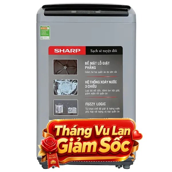 Sharp 7.5 Kg ES-Y75HV-S