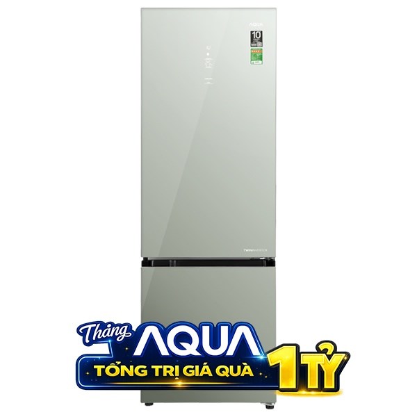 Tủ lạnh Aqua Inverter 324 lít AQR-B380MA(GM)