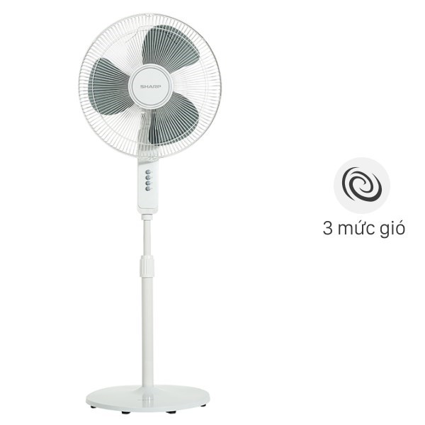 Quạt đứng Sharp  3 cánh PJ-S40MV-LG 55W