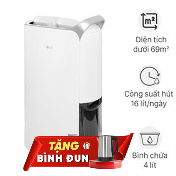 Máy hút ẩm LG Dual Inverter MD16GQSE0.ABAE 215W