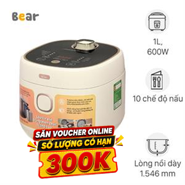 Nồi cơm điện tử Bear 1 lít DFB-C30D1