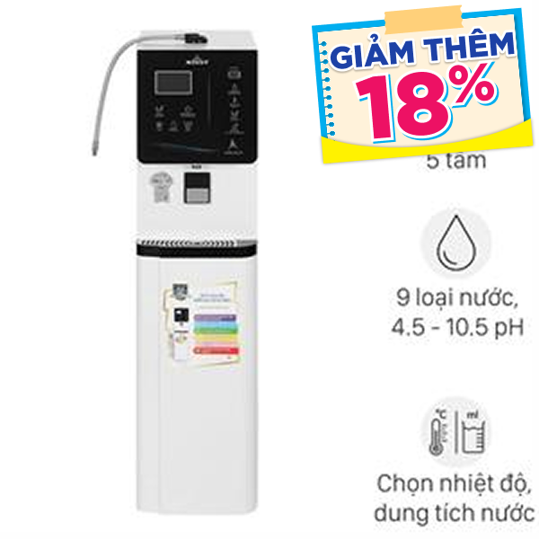 Máy lọc nước điện giải ion kiềm nóng nguội lạnh ROBOT IonKing 511X 5 tấm điện cực