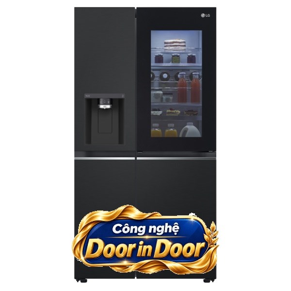 LG Inverter 635 lít InstaView Door-in-Door GR-X257BL
