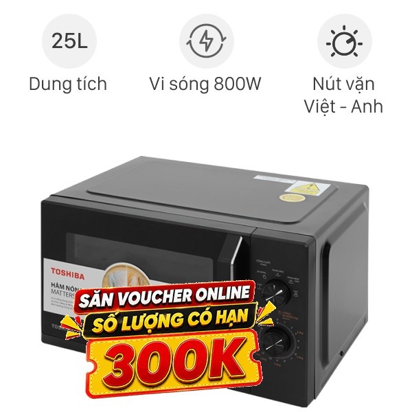 Lò vi sóng Toshiba MW3-MM25PE(BK)