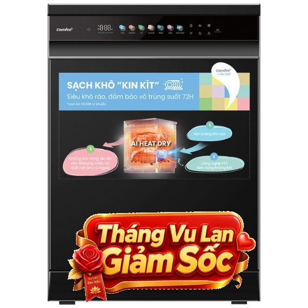 Máy rửa chén độc lập Comfee CDWEF1533GB-WU-VN