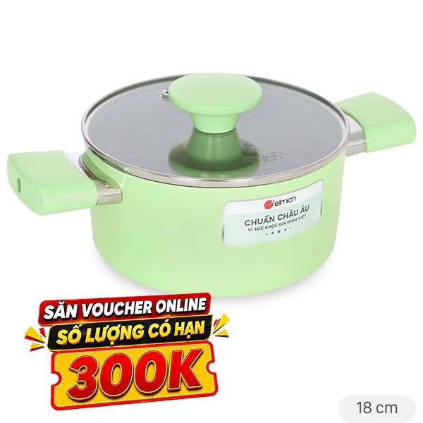 Nồi nhôm chống dính Elmich EL-5113AO18