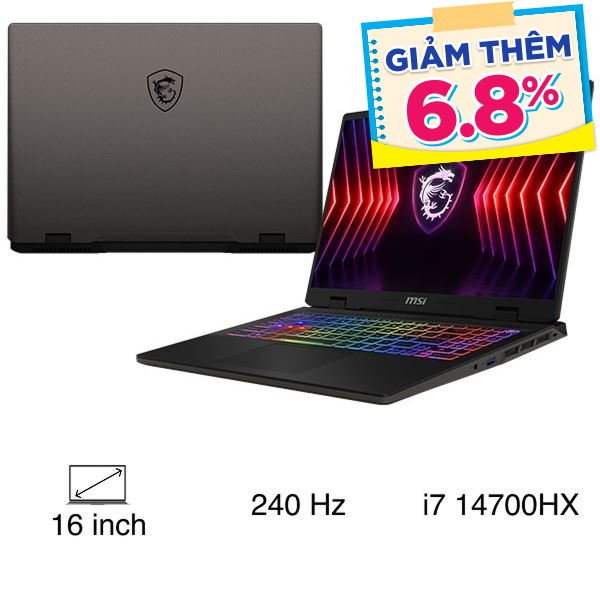 MSI Gaming Sword 16 HX B14VFKG i7 14700HX (045VN)