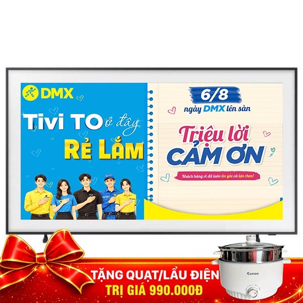 Smart Tivi Khung Tranh The Frame QLED Samsung AI 4K 65 inch QA65LS03D