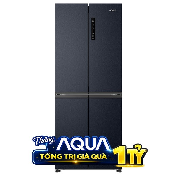 Tủ lạnh Aqua Inverter 410 lít Multi Door AQR-M466XA(CBC)