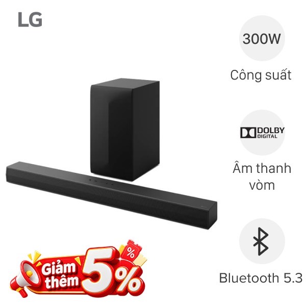 Bộ loa thanh LG S40T