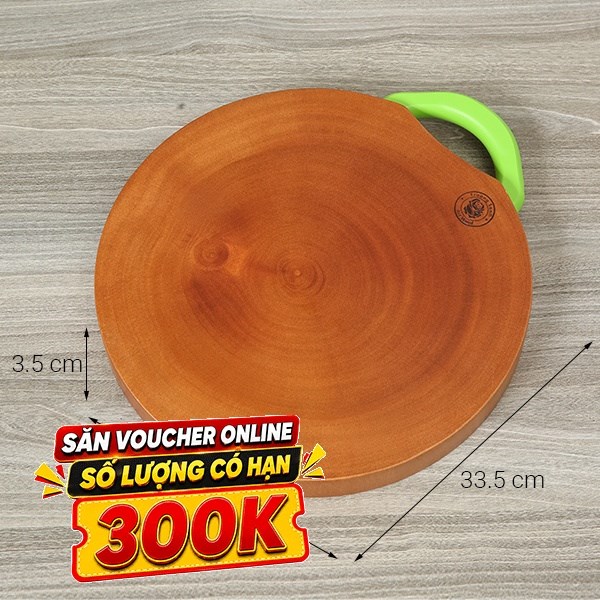 Thớt chặt gỗ tròn 30 cm Trường Sơn 300