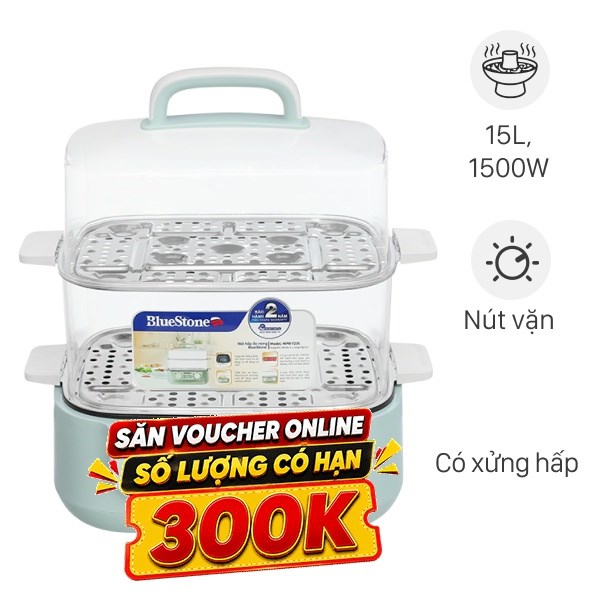 Nồi lẩu hấp đa năng BlueStone MPB-7235 15 lít