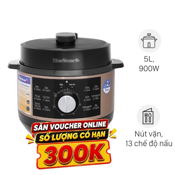 Nồi áp suất điện BlueStone 5 lít PCB-5648
