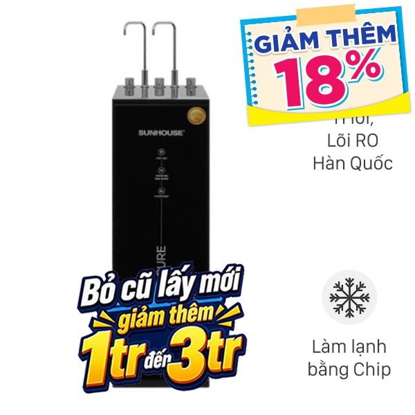 Máy lọc nước RO Sunhouse UltraPURE SHA76222KL