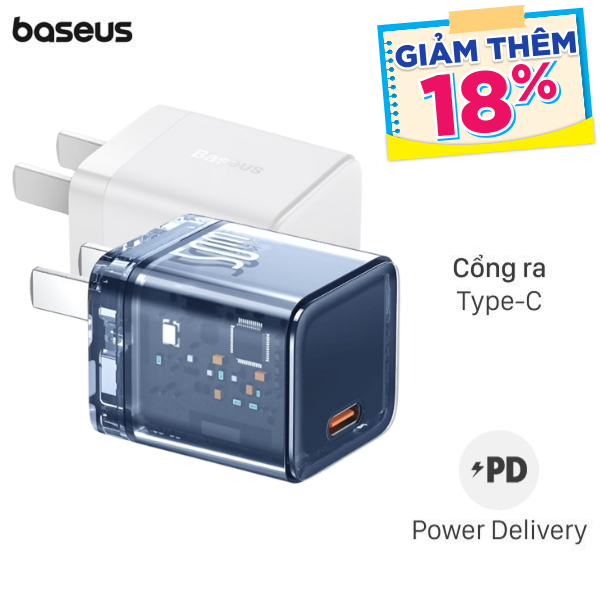 Sạc nhanh Baseus CCGAN20CS