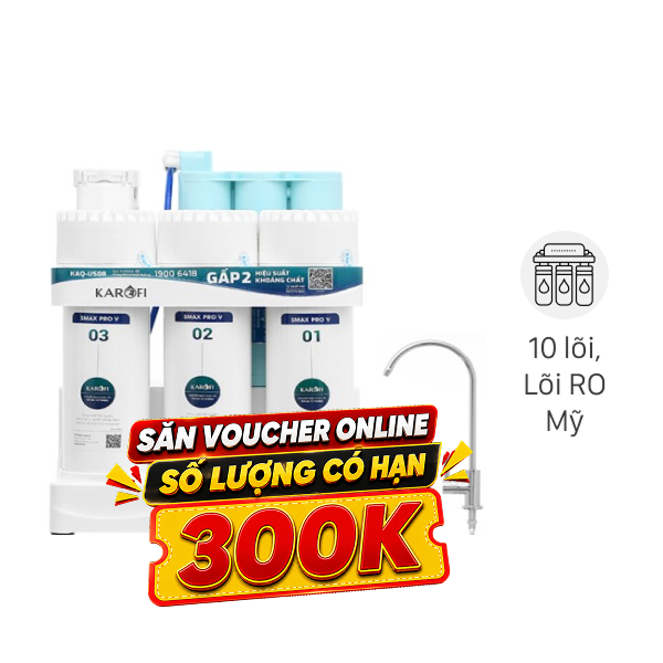 Máy lọc nước RO Karofi KAQ-US08
