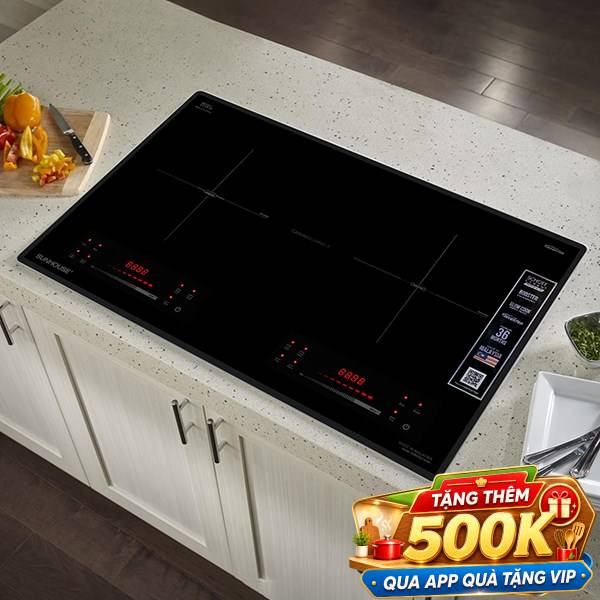 Bếp từ đôi âm Sunhouse SHB82062-MMD 4400W