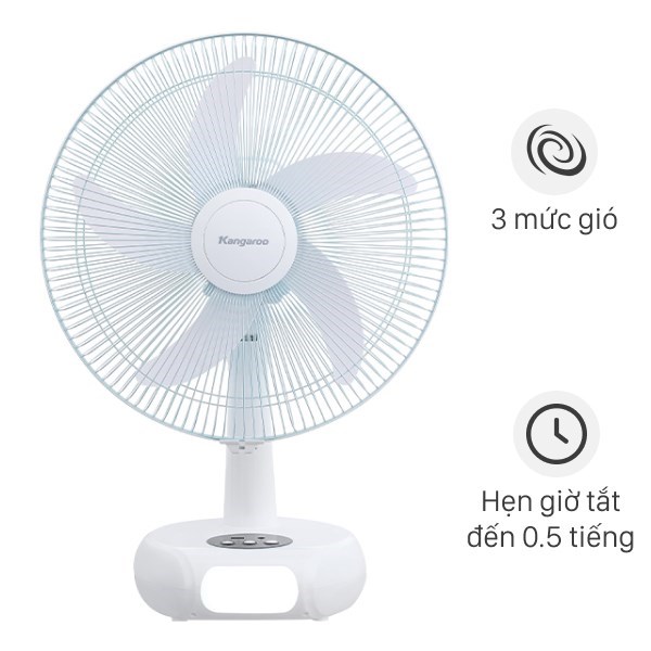 Quạt sạc điện Kangaroo  5 cánh KG745 24W