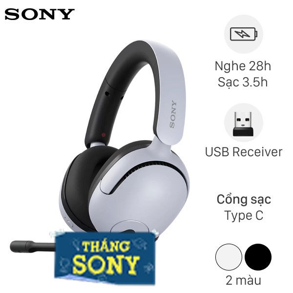 Tai nghe Chụp Tai Gaming Sony INZONE H5 WH-G500