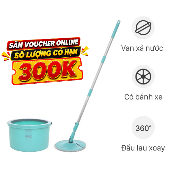 Bộ lau nhà tách nước bẩn Inochi Souji Plus HNK.LNTN.TRSJZZ2