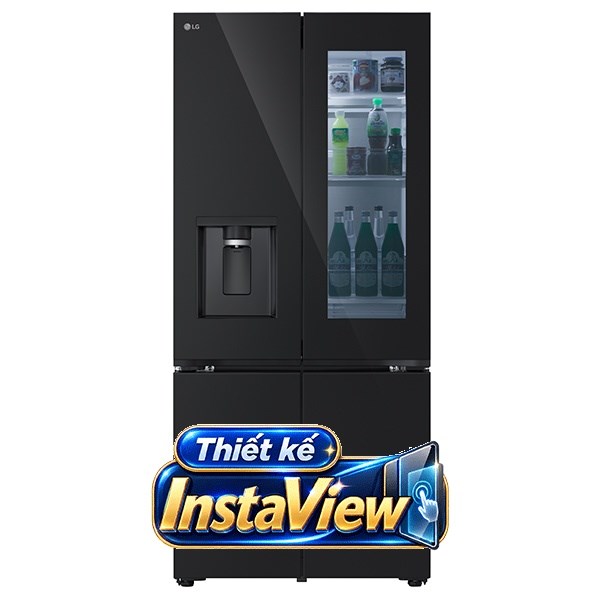 Tủ lạnh LG Inverter 612 lít Multi Door InstaView LFD61BLGAI