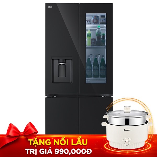 LG Inverter 612 lít InstaView LFD61BLGAI