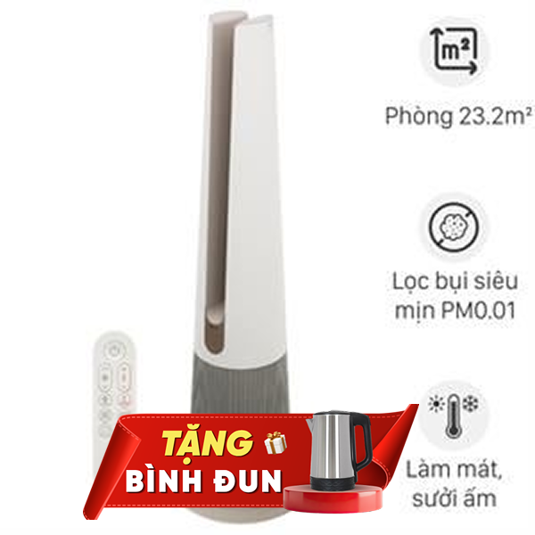 Máy lọc không khí kết hợp quạt và sưởi LG PuriCare AeroTower FS15GPCJ0.ABAE 40W